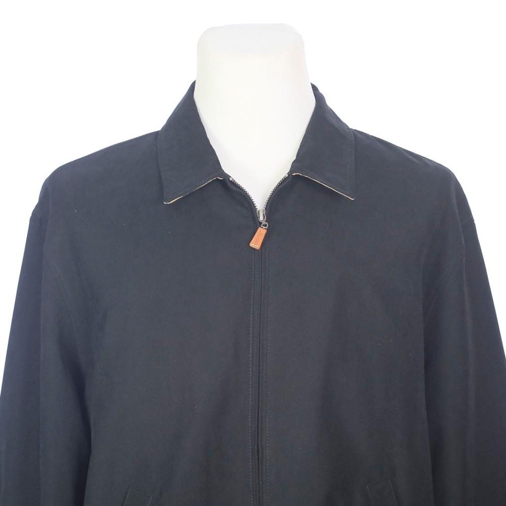 Peter Millar Black Lightweight Windbreaker Jacket